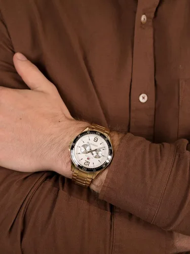 Vista 5 de Tommy 1791365 - Reloj de acero inoxidable dorado Hilfiger