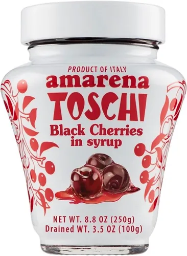 Vista 2 de Toschi Amarena Cerezas Negras en Almíbar (Caja de 6)
