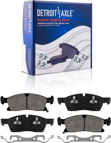 Vista 54 de Detroit Axle - Pastillas de Freno Delantero Izquierdo Reemplazo de Pinza de Disco para Ford Fusion Mazda 6 Lincoln MKZ Mercury Milan 2006-2012