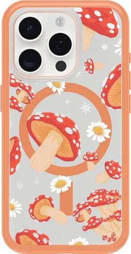 Vista 10 de OtterBox Funda de la serie Symmetry para iPhone 15 Pro (solamente) - Zapatillas de Ballet (Rosa), Se Acopla a MagSafe, Ultra-Elegante, Bordes