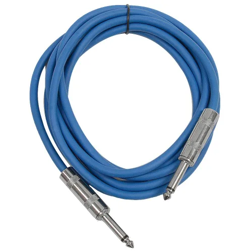 Vista 19 de Seismic Audio Cables para altavoces de guitarra, cables de guitarra TS de ¼”, negros, 2 pies