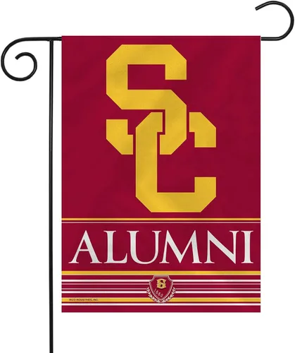 Vista 41 de Rico Industries NCAA Alumni - Bandera de jardín de doble cara de 13 x 18 pulgadas