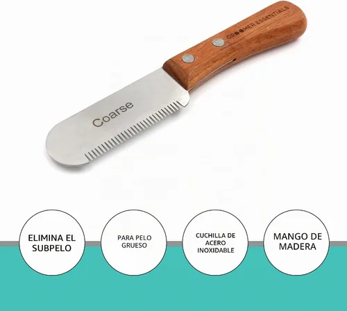 Vista 4 de Groomer Essentials Cuchillo de cardado grueso