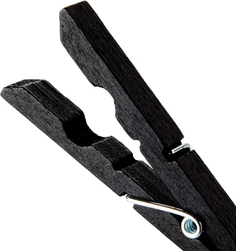 Vista 6 de Juvale Pinzas de madera para colgar y lavar ropa interior - Pinzas de madera para manualidades y clips de fotos - Fuerte agarre de resorte y mini
