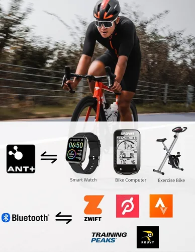 Vista 4 de iGPSPORT Sensor de velocidad o sensor de cadencia para iPhone, Android, bicicleta, computadora, SmartWatch, compatible con ANT+ y Bluebooth