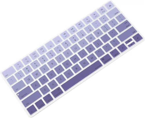 Vista 12 de Allinside Cubierta transparente para teclado Apple Magic (MLA22LL/A) con diseño de EE. UU
