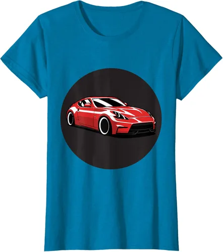 Vista 32 de 370z Car Retro Design Sport Camiseta, Blanco