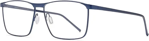 Vista 5 de FONEX Marco de lentes de titanio puro para hombre lentes ópticos de miopía de borde completo cuadrado