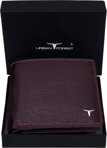 Vista 2 de Cartera de cuero Charlie para hombre, Marrón, Casual
