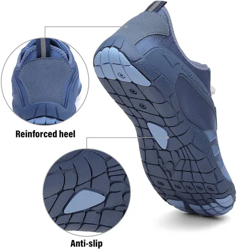Vista 3 de Zapatos de agua para hombre y mujer, secado rápido, descalzo, natación, playa, zapatos acuáticos, surf, buceo, canotaje, senderismo, vela, kayak