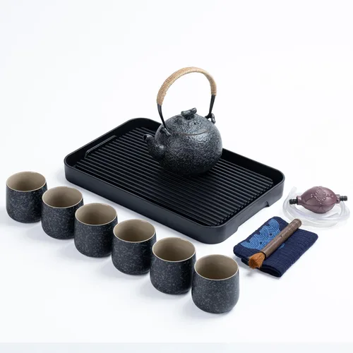 Vista 8 de TEANAGOO Juego de té japonés, juegos de té chino, tazas de té japonés de porcelana, juego de té chino de gongfu, juego de té asiático para adultos