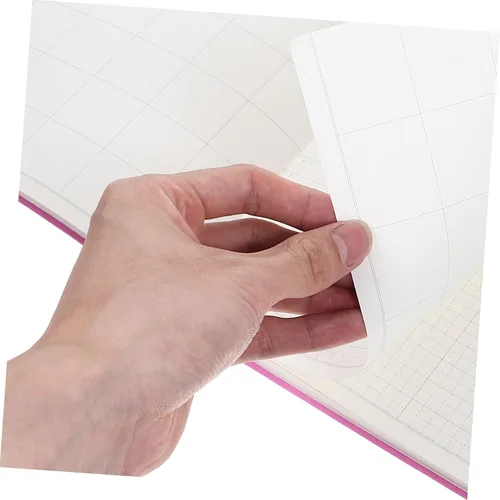 Vista 3 de NUOBESTY Planificador Bloc de notas para programar material de papel antiadherente pequeño portátil ideal para oficina Rosado