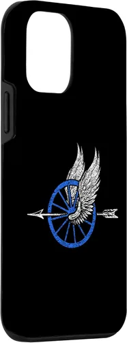 Vista 3 de Unidad de motor de policía para iPhone 12 mini rueda y flecha para carcasa de oficial de motor