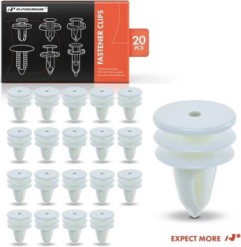Vista 9 de A-Premium Clips de retención para panel de moldura de puerta de 0.47 pulgadas compatible con camiones GM: Rendezvous, S, T 2002-2024 - Resistente al