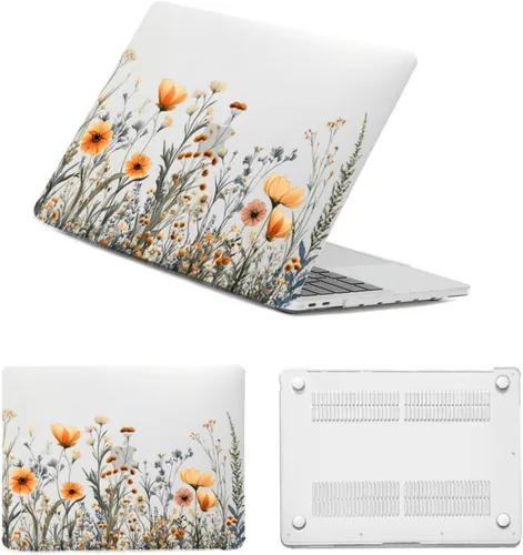 Vista 14 de Funda para MacBook Air de 15 pulgadas M5 M4 M3 M2 2026 2025 2024 2023 modelo A2941 A3114 A3241 A3448 con pantalla Retina, carcasa rígida resistente