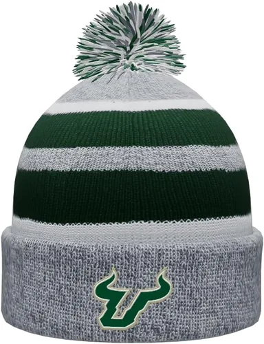 Vista 48 de NCAA Prime - Gorro de punto de invierno con pompón plegable