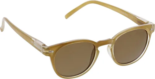 Vista 2 de Peepers by PeeperSpecs Bohemian Round Sunglasses, Amber-Polarized