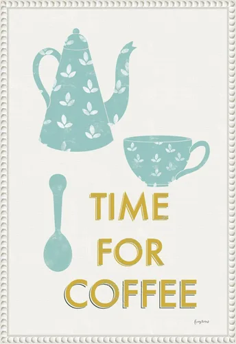 Vista 14 de Amanti Art Framed Canvas Wall Art 23x16 Retro Kitchen Coffee III by Becky Thorns, Framed Wall Art Canvas, Cuisine Artwork, Traditional Decor, Medium