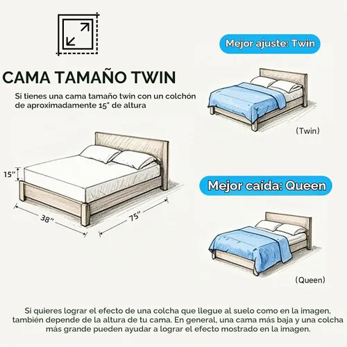Vista 5 de Lavsiry Juego de ropa de cama acolchada de tamaño individual beige con funda de almohada, colcha ligera de verano, sobrecama, manta acolchada suave