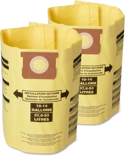 Vista 4 de Se adapta a la bolsa de polvo Shop Vac. For General Debris, Fits Most 5 to 8 Gallon Shop Vacuums, Collects Dry Only Debris, Reduces Cleanup Time