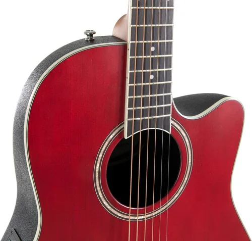Vista 5 de Applause Traditional AB24-2S, guitarra eléctrica Cutaway de profundidad media
