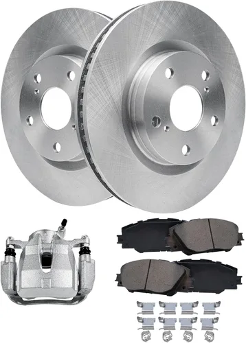 Vista 38 de Detroit Axle - Rotores de freno para Chrysler 200 2015 2016 2017, Rotores de freno de disco de reemplazo: 12.01" pulgadas delantero y 10.95