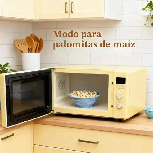 Vista 5 de Funda plegable para microondas con vaporizador de agua, cubierta de silicona para salpicaduras y tapa de vapor, 10 pulgadas, libre de BPA, apta