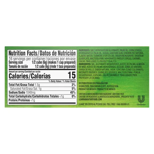 Vista 2 de Knorr Cube Bouillon paquete de 24 Pollo 3.1 oz