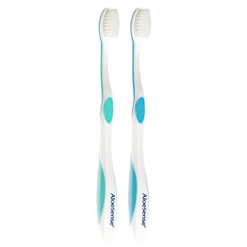 Vista 2 de Cepillo de dientes extra sensible paquete de 2 con bolsa de viaje (1 unidad)