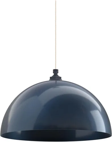 Vista 118 de Steel Lighting Co. Melrose - Lámpara colgante Montada en el techo Cúpula redonda de 18 pulgadas Estilo moderno contemporáneo de granja