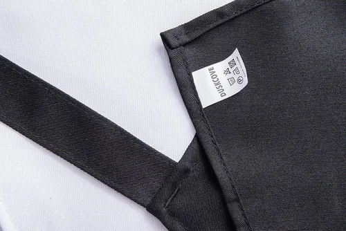 Vista 6 de DUSKCOVE Paquete de 12 delantales lisos con 2 bolsillos, delantales comerciales unisex negros a granel para cocina, cocina, restaurante, barbacoa