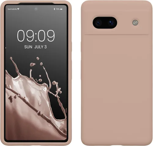 Vista 136 de kwmobile Funda Compatible con Google Pixel 6 Pro - Funda de Teléfono de Silicona TPU con Acabado Suave - Azul Caribe