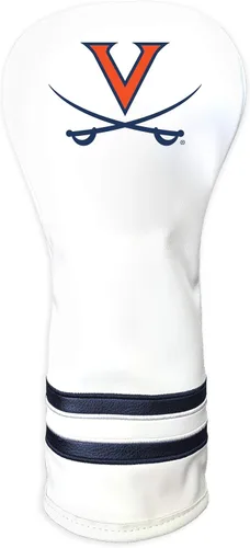 Vista 34 de Team Golf NCAA Funda para Cabeza de Palo de Golf Fairway Vintage Blanca, Diseño que se Ajusta a la Forma, Diseño Retro