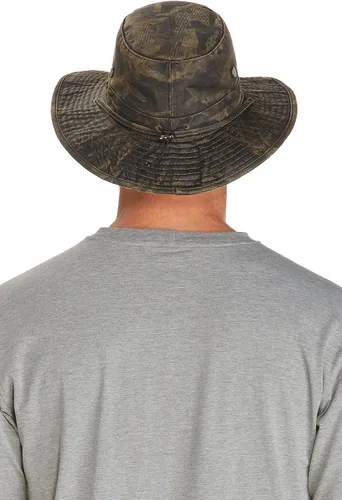 Vista 3 de Coolibar UPF 50+ Outback Camo Boonie Hat - Protección solar para hombre