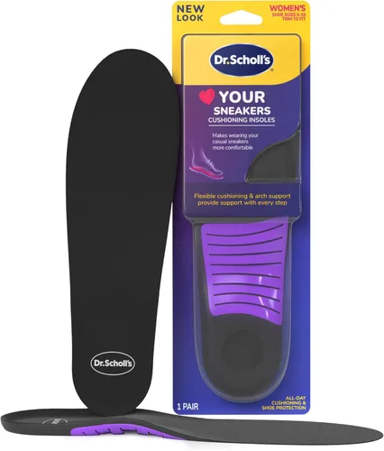 Vista 9 de Dr. Scholl's Love Your Flats & Sandals, plantillas de 3/4 de largo, comodidad para todo el día, alivia y previene el malestar por zapatos, absorbe
