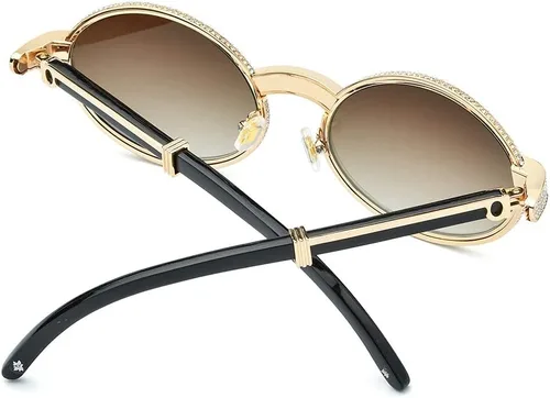 Vista 7 de HEPIDEM 100% Really Buffalo Horn Lujo 720pcs Diamantes BUffs Gafas de sol 7550179