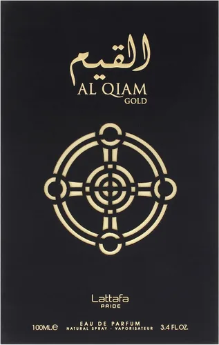 Vista 5 de Lattafa Perfumes Al Qiam Gold para Eau de Parfum en espray unisex, 3.4 onzas