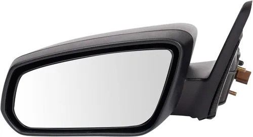 Vista 32 de TRQ Espejo plegable con calefacción eléctrica del lado del conductor con indicador de punto ciego pintura a juego negro liso compatible con Kia