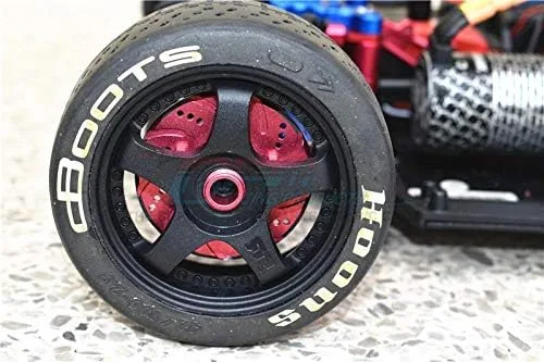 Vista 4 de GPM Para Arrma 1/7 INFRACCIÓN 6S BLX/INFRACCIÓN V2 6S BLX Actualización Piezas Aluminio +0.236 in Hex Con Disco De Freno Con Forro Plateado - Juego