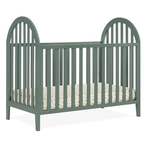 Vista 11 de Delta Children Milano - Cuna convertible 4 en 1, certificada Greenguard Gold, color blanco Bianca