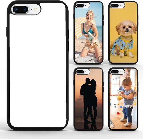 Vista 15 de Funda de teléfono de sublimación compatible con iPhone 11/5 piezas, prensa de calor personalizada imprimible en blanco, aluminio y TPU suave