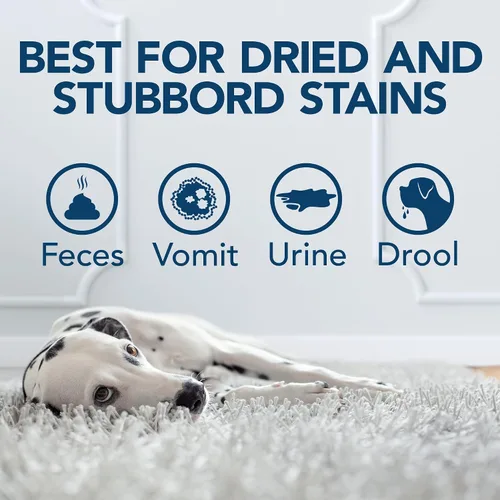 Vista 5 de Simple Solution Oxy Charged - Removedor de manchas y olores de mascotas, limpiador de mascotas, removedor de manchas de alfombras, 3 veces más poder