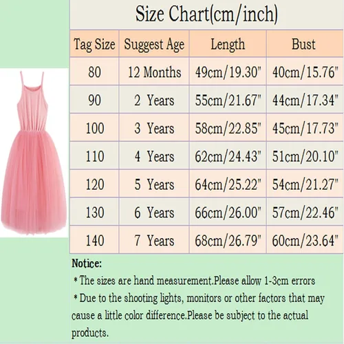 Vista 6 de RJXDLT Vestido tutú para niñas pequeñas, vestidos de tul sin mangas