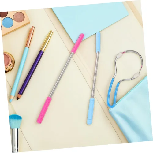 Vista 7 de 8 unidades de depilación facial depiladora de resorte para mujeres, herramienta de depilación manual ergonómica para barbilla, mejilla y labio