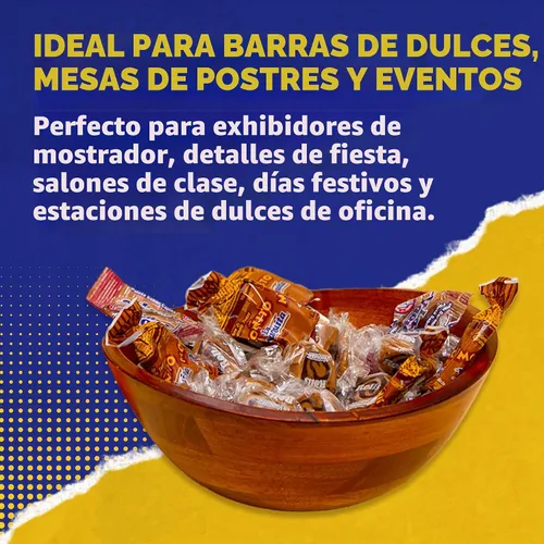 Vista 4 de Canel's La Vaquita Mix Bag - Mezcla de dulces surtidos de caramelos, coco, chocolate y nuez dulces suaves y duros, 2.0 libras