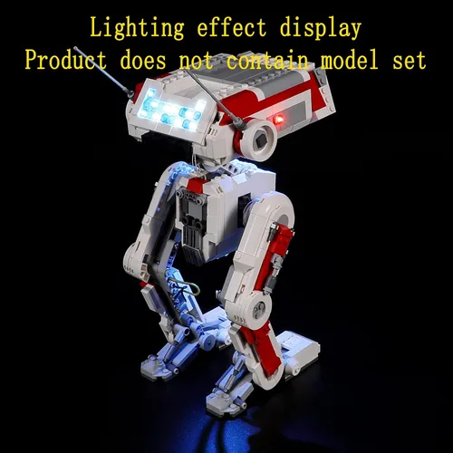 Vista 6 de GEAMENT Kit de luces LED compatible con LEGO BD-1 - Juego de iluminación para modelo de construcción 75335 (juego de modelos no incluidos)