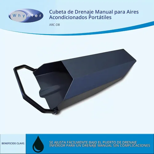 Vista 7 de Whynter ARC-DB Cubo de drenaje manual – Accesorio de colección de condensado para acondicionadores de aire portátiles Whynter