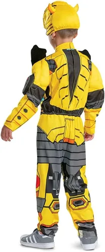 Vista 2 de Disfraz de abejorro para niños, disfraz oficial de Transformers adaptativos con características de accesibilidad