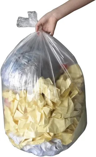 Vista 3 de Bolsa de basura pequeña transparente, bolsa de basura de 2.6 galones, 190