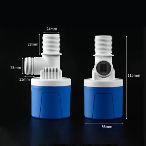 Vista 5 de Válvula de flotador con control automático de nivel de agua para un funcionamiento confiable en tanques de agua e hidroponía, construcción (B)